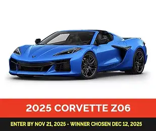 Enter Drawing: 2025 Corvette Z06